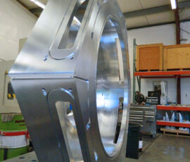 Machined Vacuum Chamber by Burhoe Machine Works, LLC. Sonora California